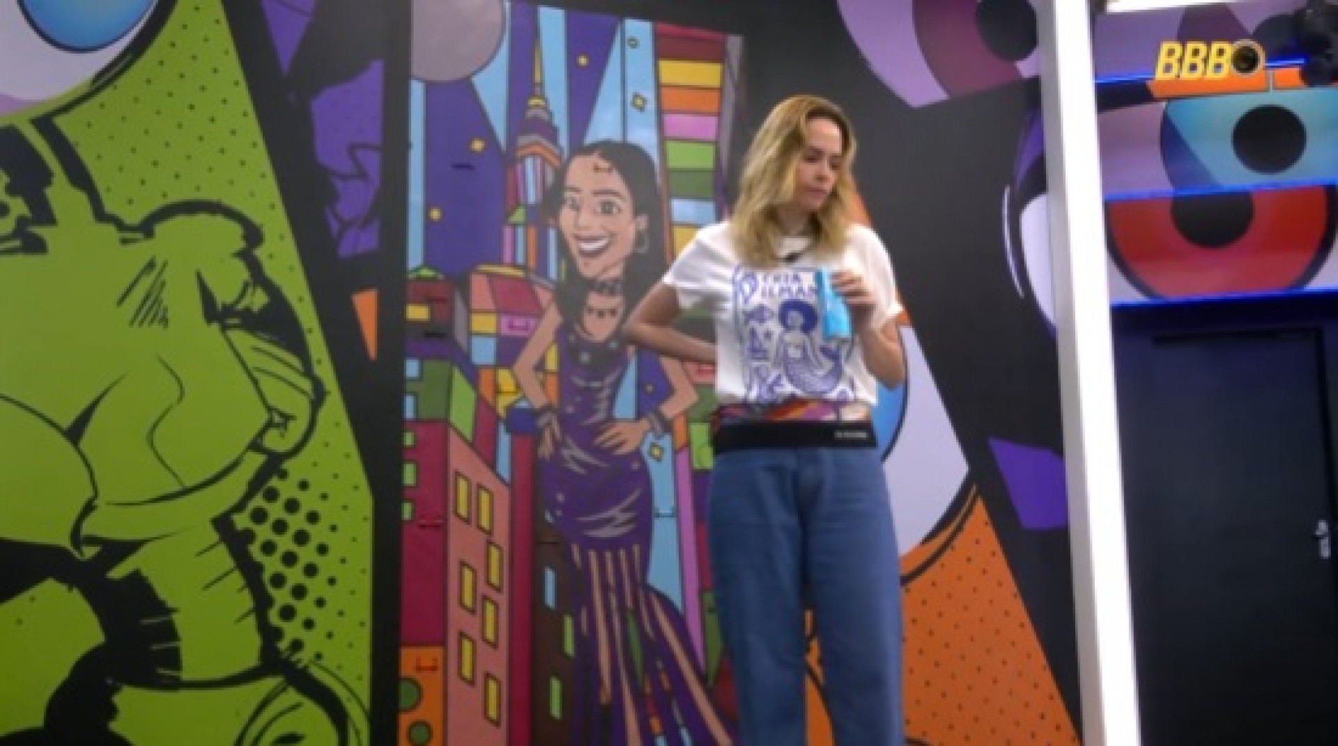 Ana Paula foi barrada da festa da líder Maxiane  - Reprodução de Vídeo