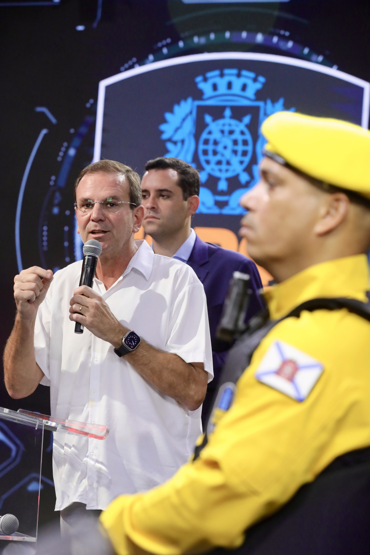 Prefeitura apresentou uniformes, viaturas e equipamentos da Força Municipal - Beth Santos / Prefeitura do Rio