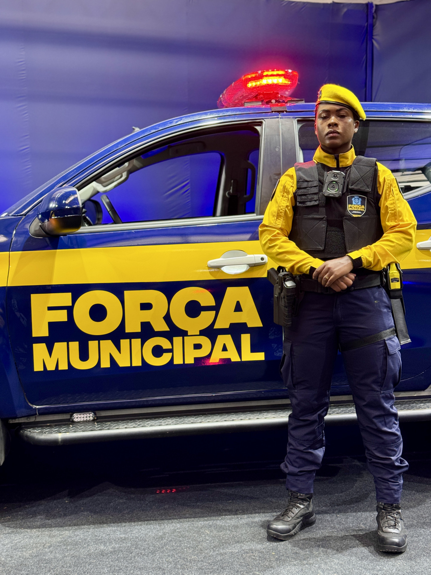 Prefeitura apresentou uniformes, viaturas e equipamentos da Força Municipal - Beth Santos / Prefeitura do Rio