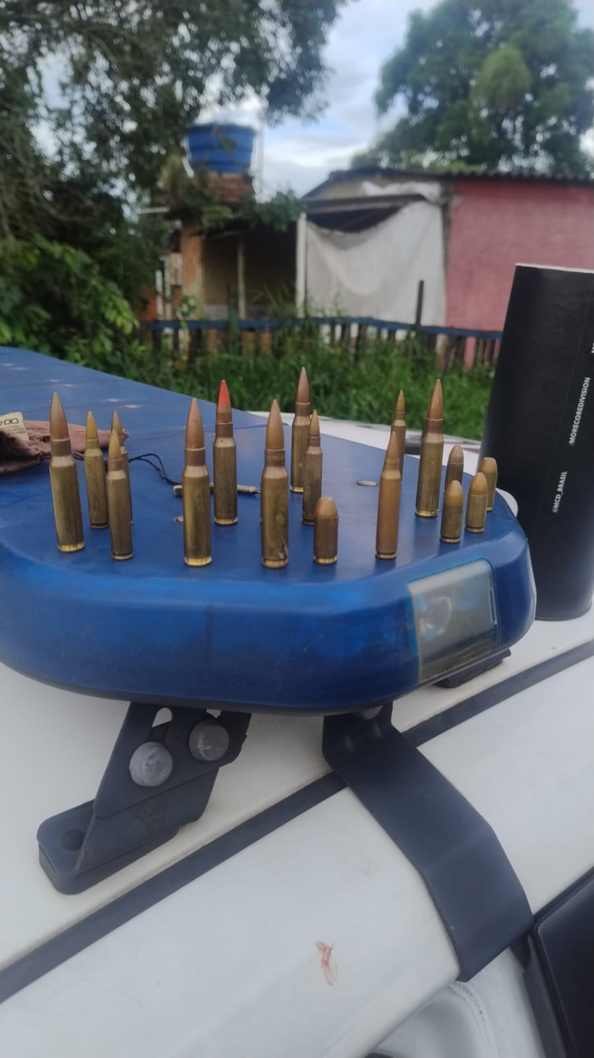 Munições foram apreendidas durante a operação - Reprodução