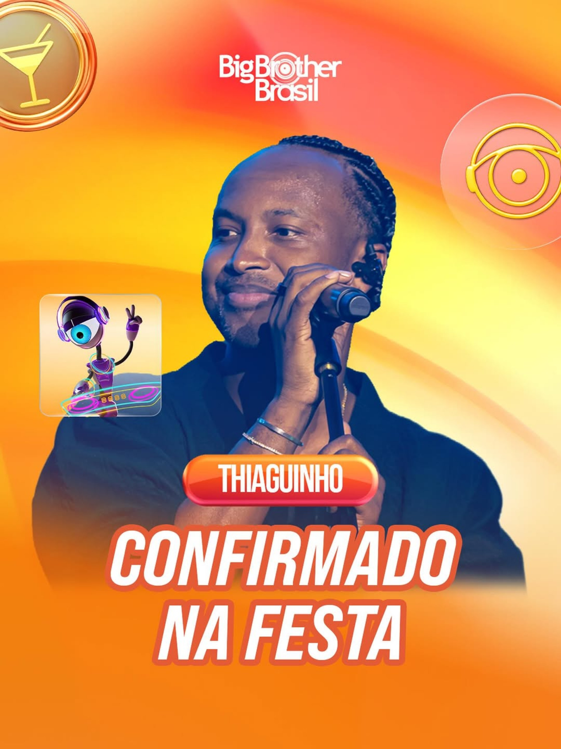 Thiaguinho ser&aacute; atra&ccedil;&atilde;o da festa do 'BBB 26' - Reprodu&ccedil;&atilde;o/Instagram 
