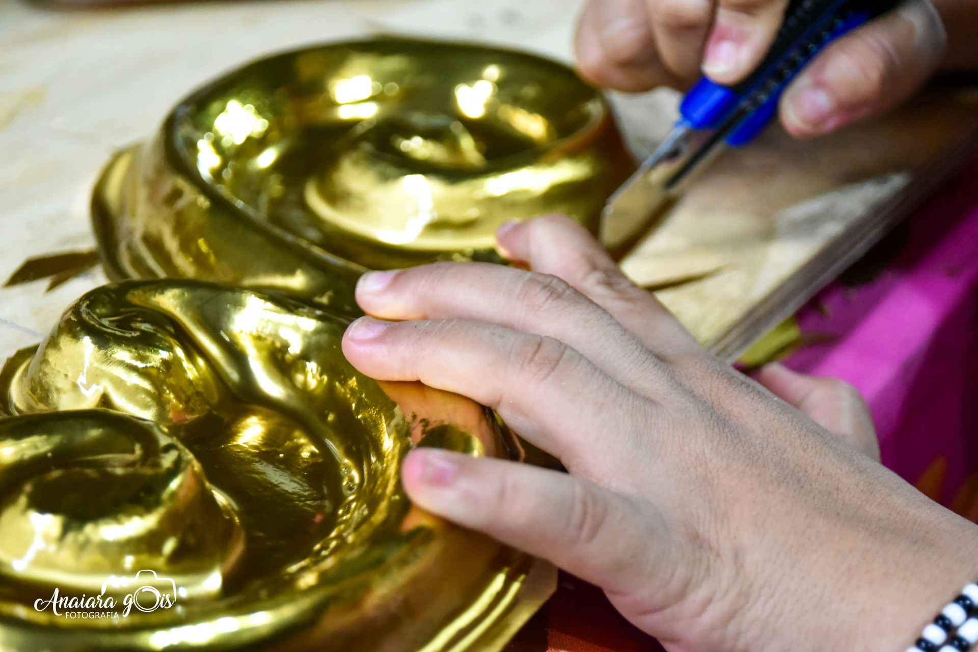 Detalhe no barrac&atilde;o da Em Cima da Hora  - Anaiara Gomes / Em Cima da Hora