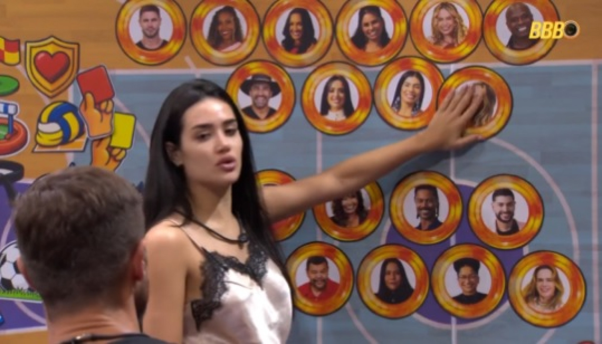 Jordana contou para aliados sobre 'ranço' de Samira  - Reprodução de Vídeo 