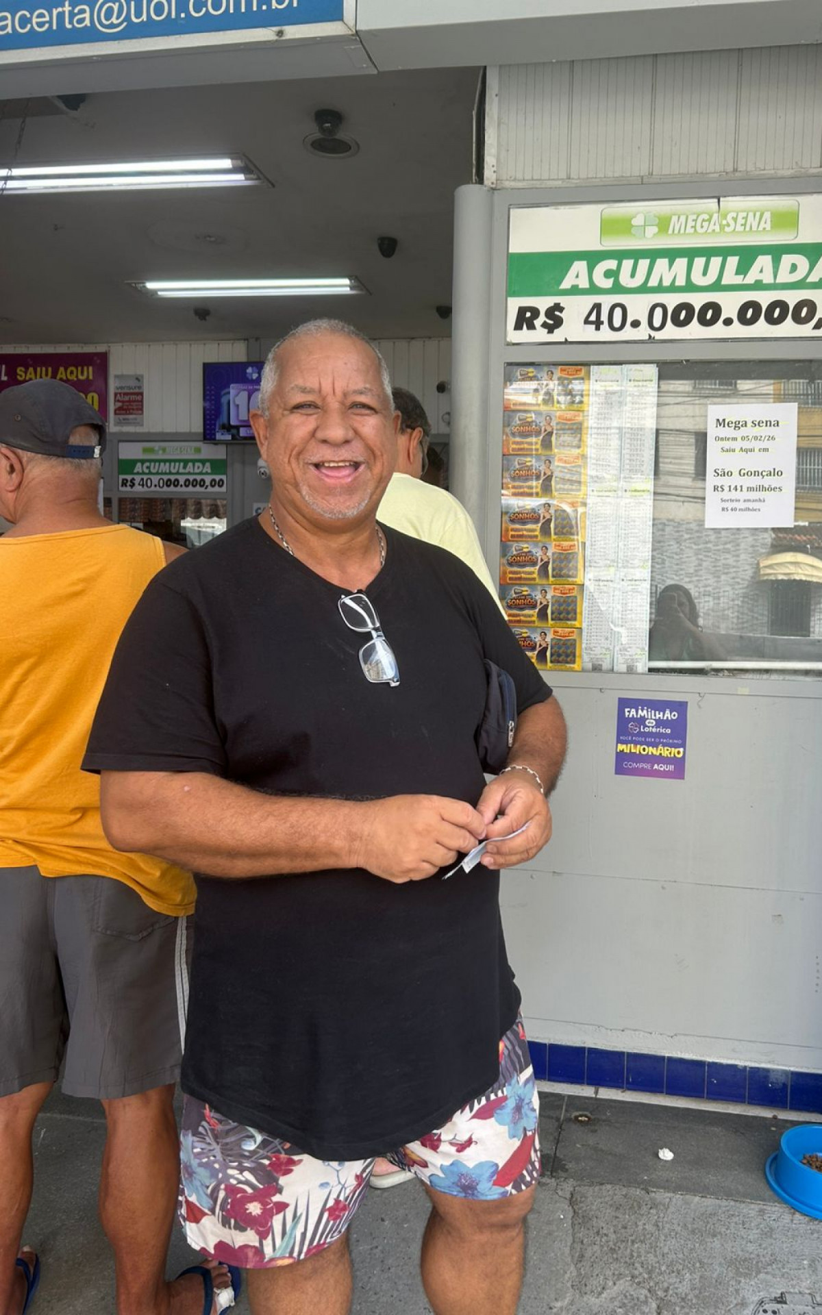 Jorge Luiz, 60 anos, garantiu a 'fézinha' e espera ficar milionário - Ana Fernanda Freire/Agência O DIA