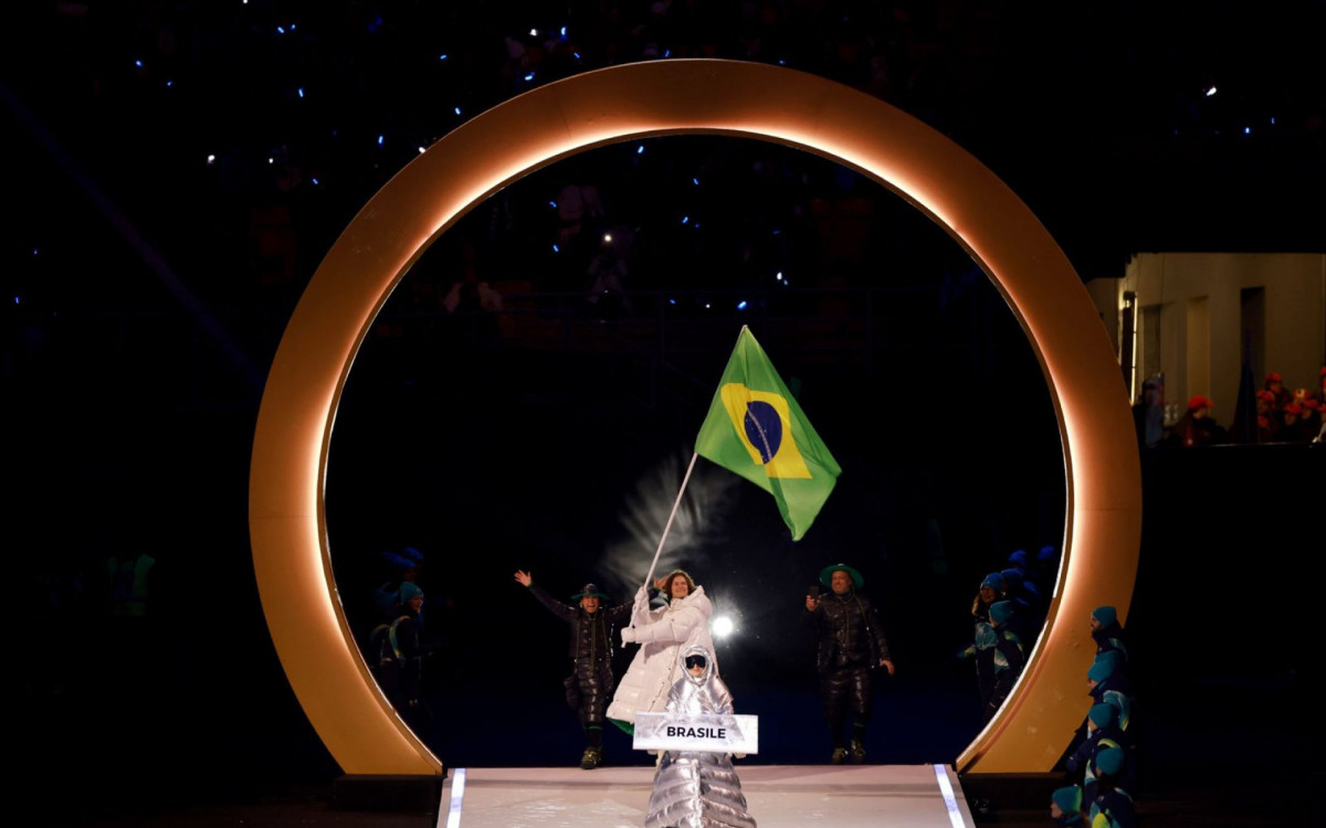 Lucas Braathen, porta-bandeira da delegação do Brasil