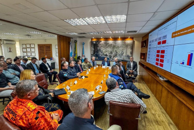 Prefeito reúne forças de segurança e destaca bons resultados na cidade