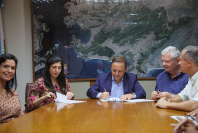 Acordo entre a Prefeitura e o Governo do Estado garante novo bicicletário em Charitas