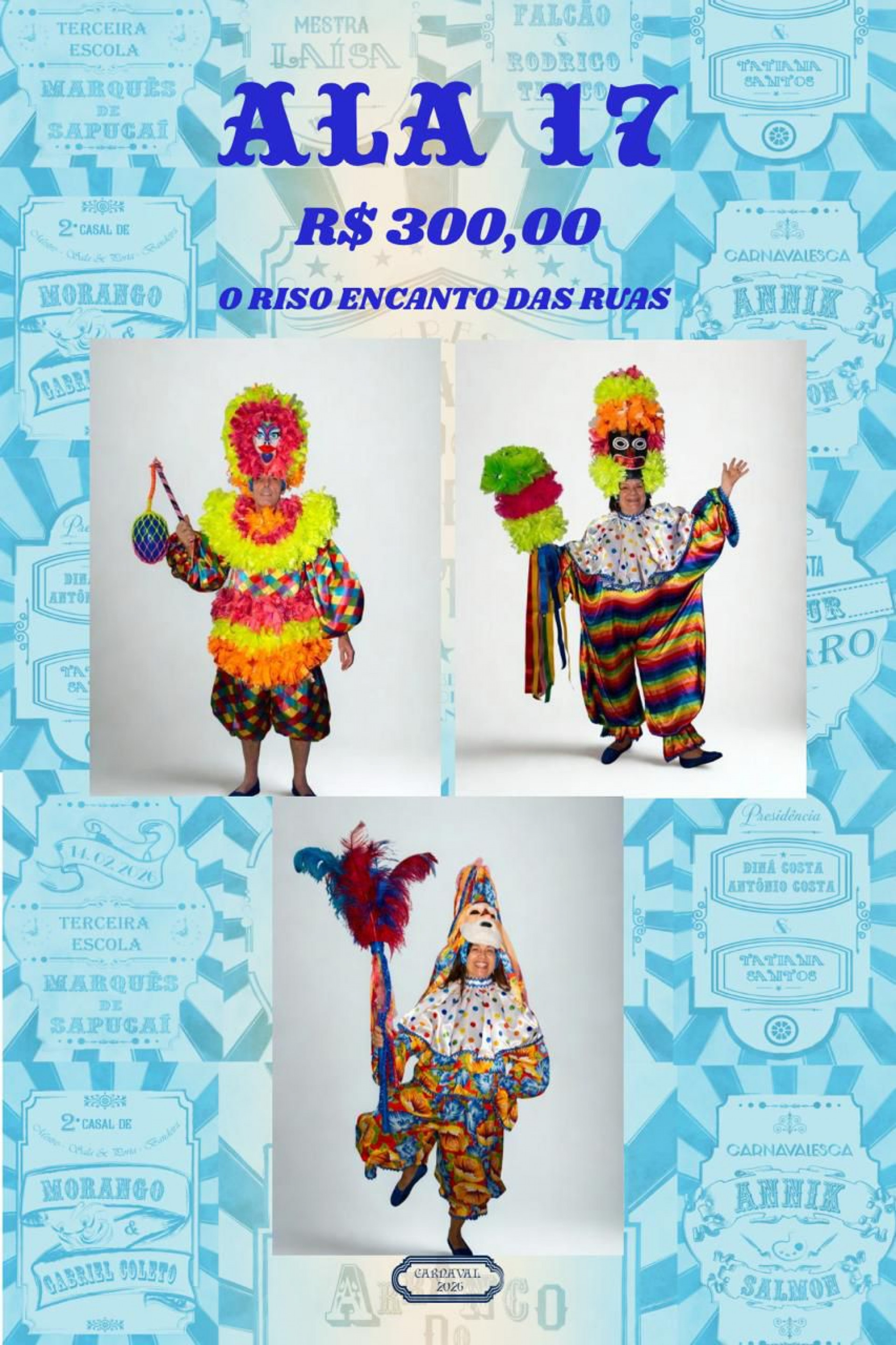 Fantasia "O Riso Encanto das Ruas"