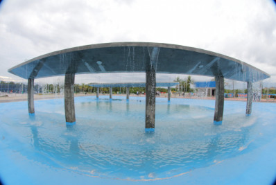 Cascata é destaque no novo Parque RJ Nosso Sonho, em São Gonçalo