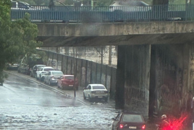Defesa Civil envia alerta e chuva forte chega ao Rio