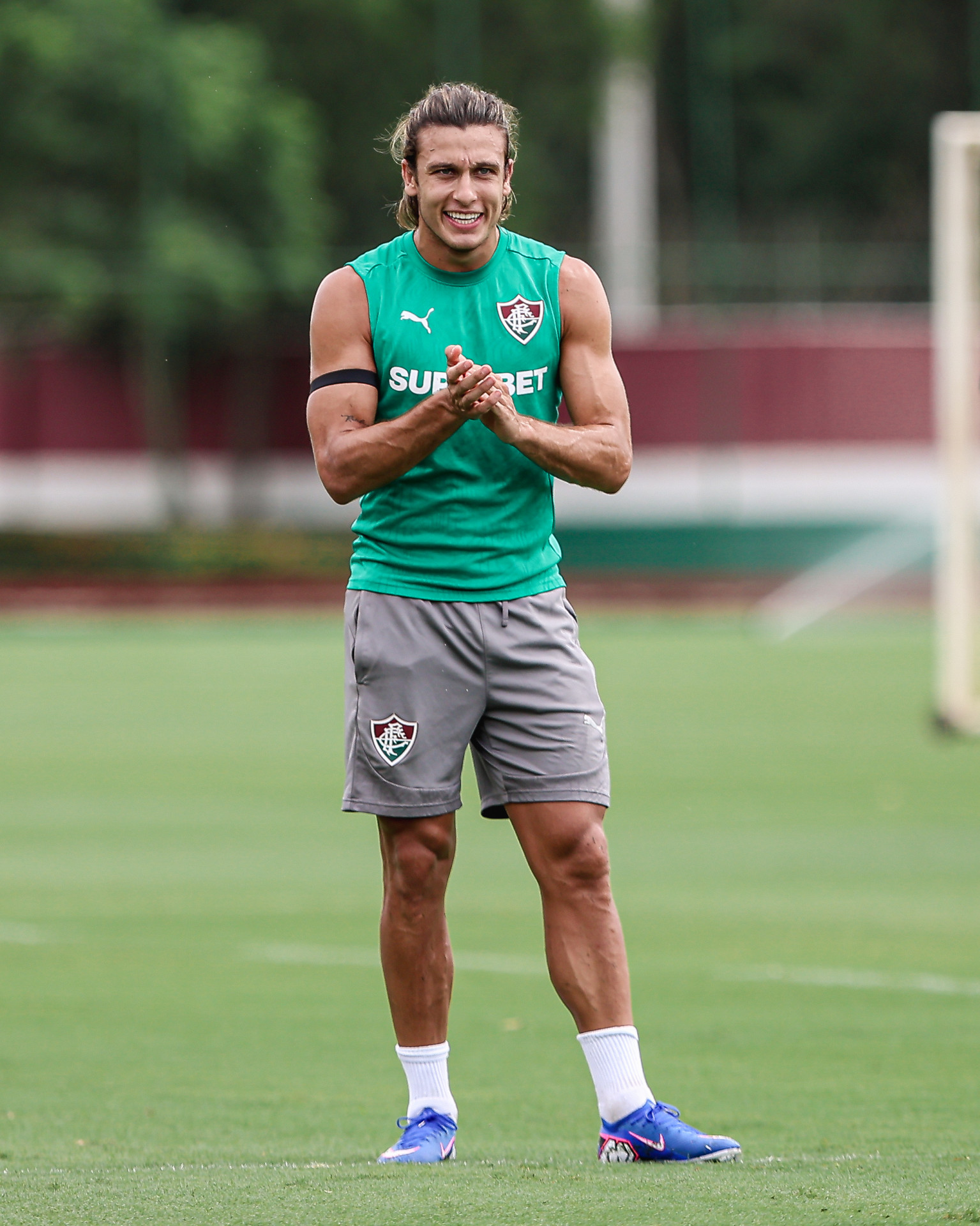 Canobbio em treino do Fluminense