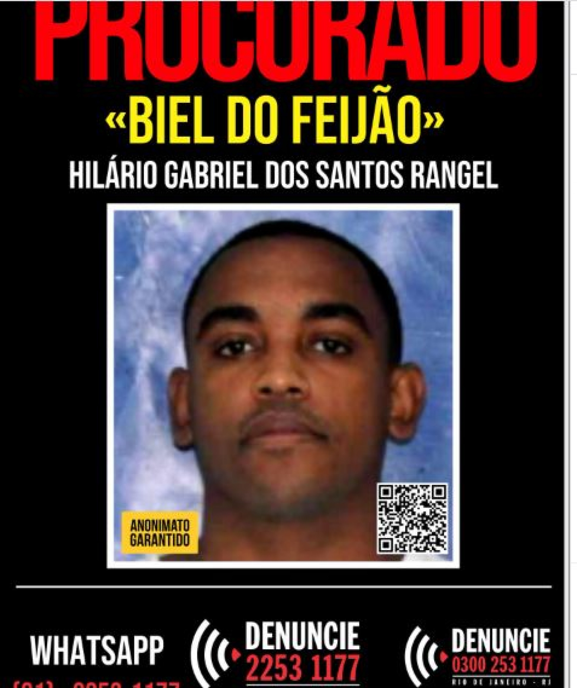 \'Biel\' estava foragido da Justiça