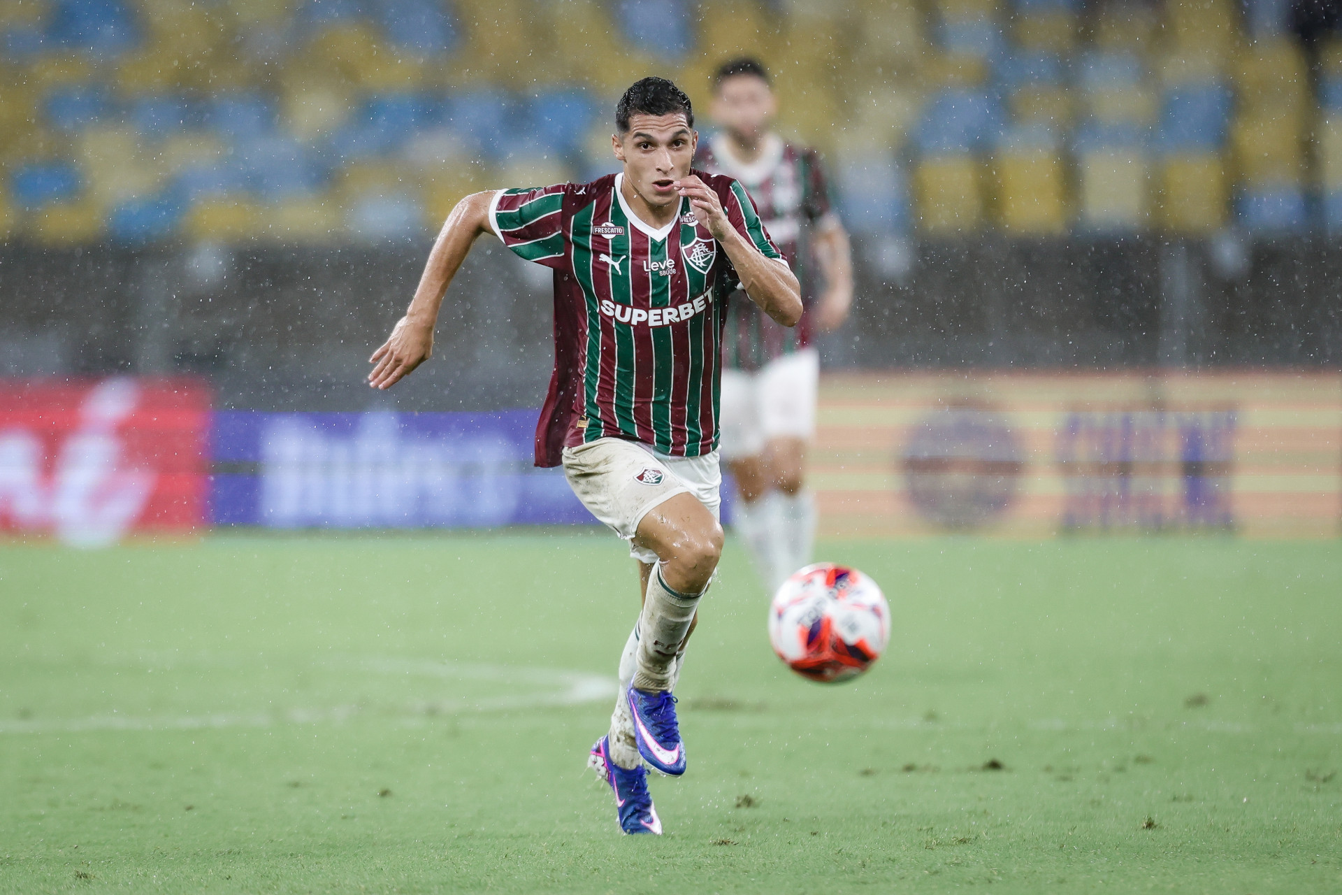 Atacante Kevin Serna foi o autor do único gol da vitória do Fluminense sobre o Maricá no Maracanã - Marcelo Gonçalves / Fluminense FC
