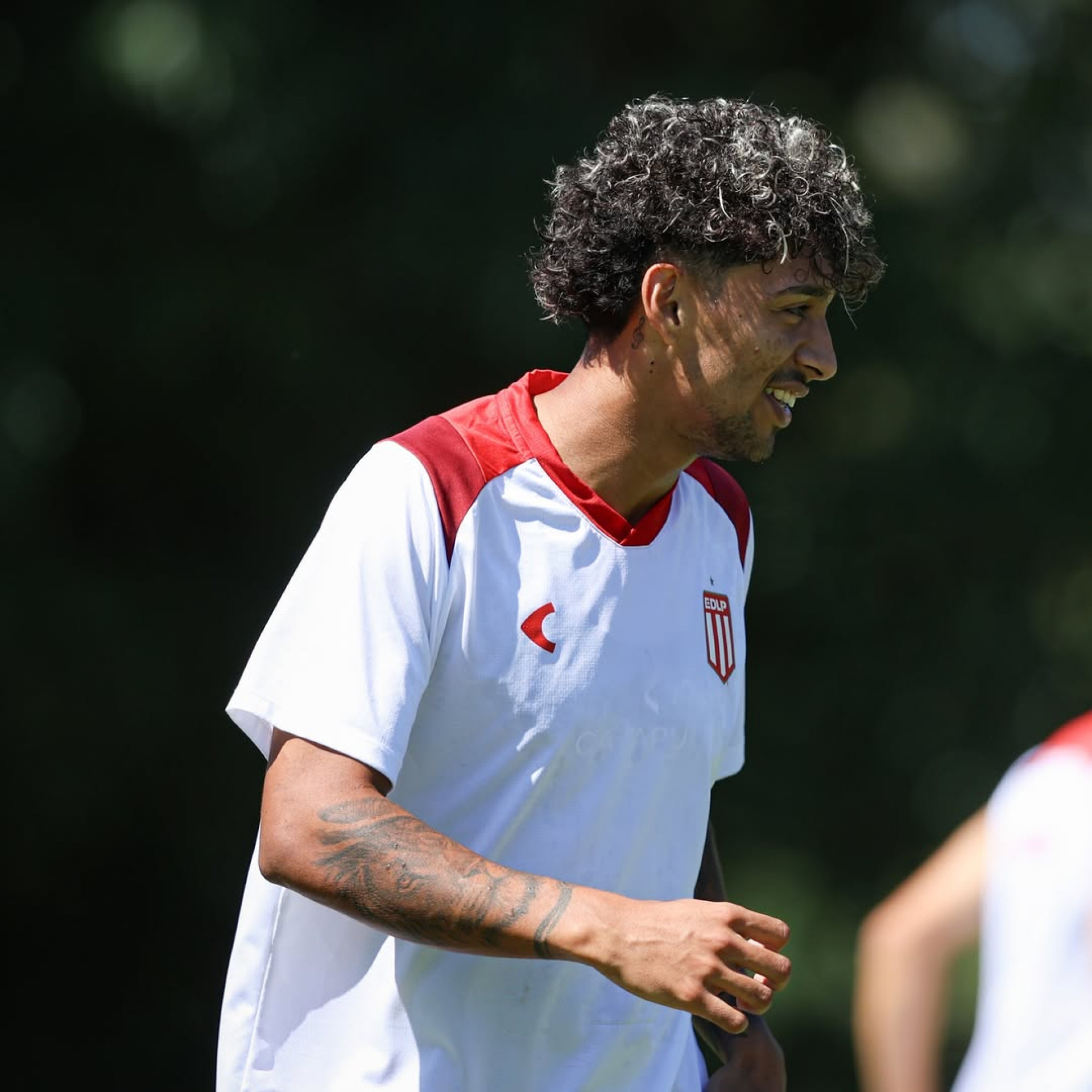 Medina em treino do Estudiantes