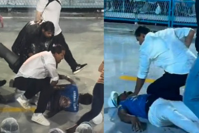 Marcello Melo Jr. grava cenas de ação na Marquês de Sapucaí