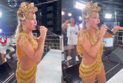 Claudia Leitte é alvo de xingamentos durante bloco e confusão termina em agressões