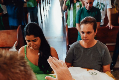 Comitiva da Imperatriz visita Santuário da Penha e pede bênçãos para desfile