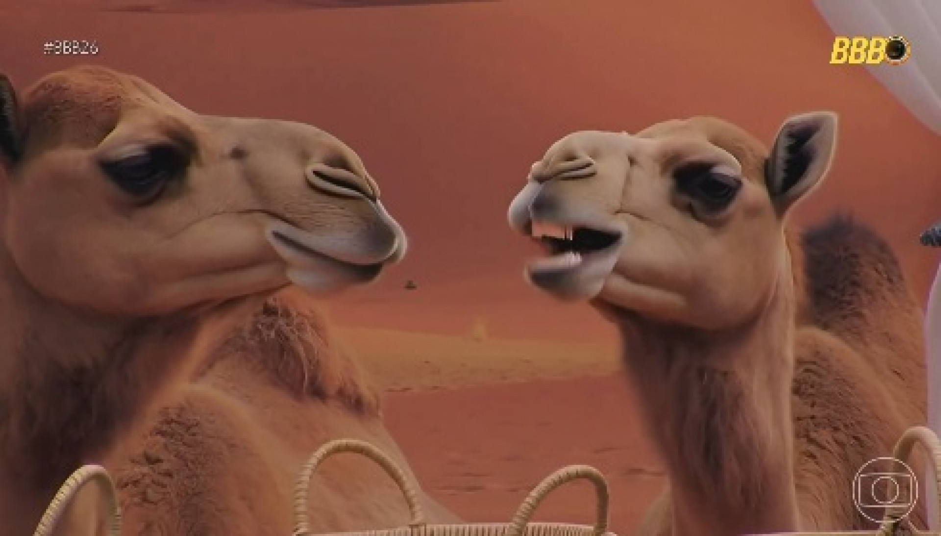 Vozes de Craque Neto e Vampeta foram usadas em quadro do 'BBB 26' - Reprodução/Globo