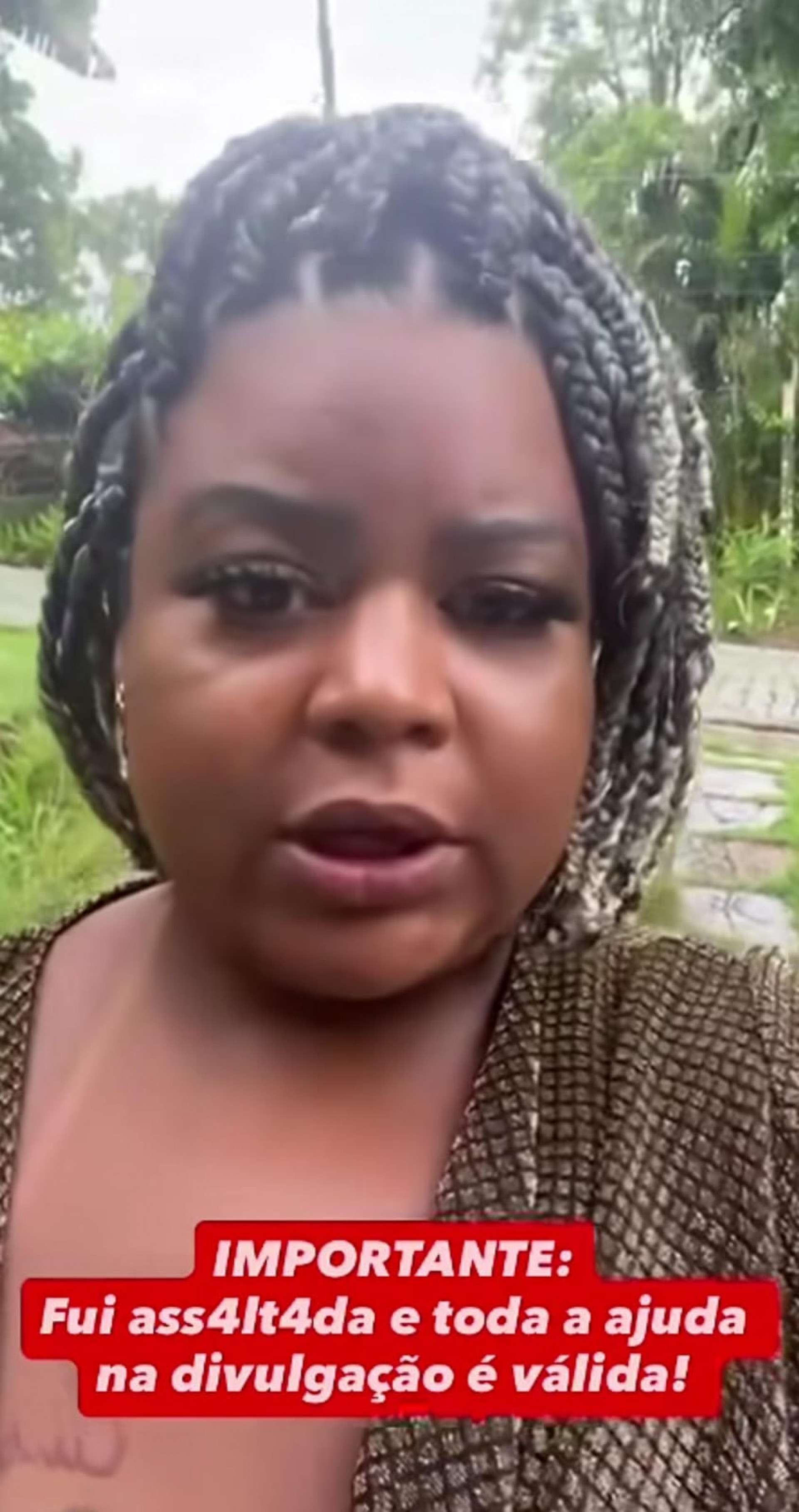 MC Carol é assaltada e pede ajuda para recuperar carro - Reprodução de vídeo / Instagram