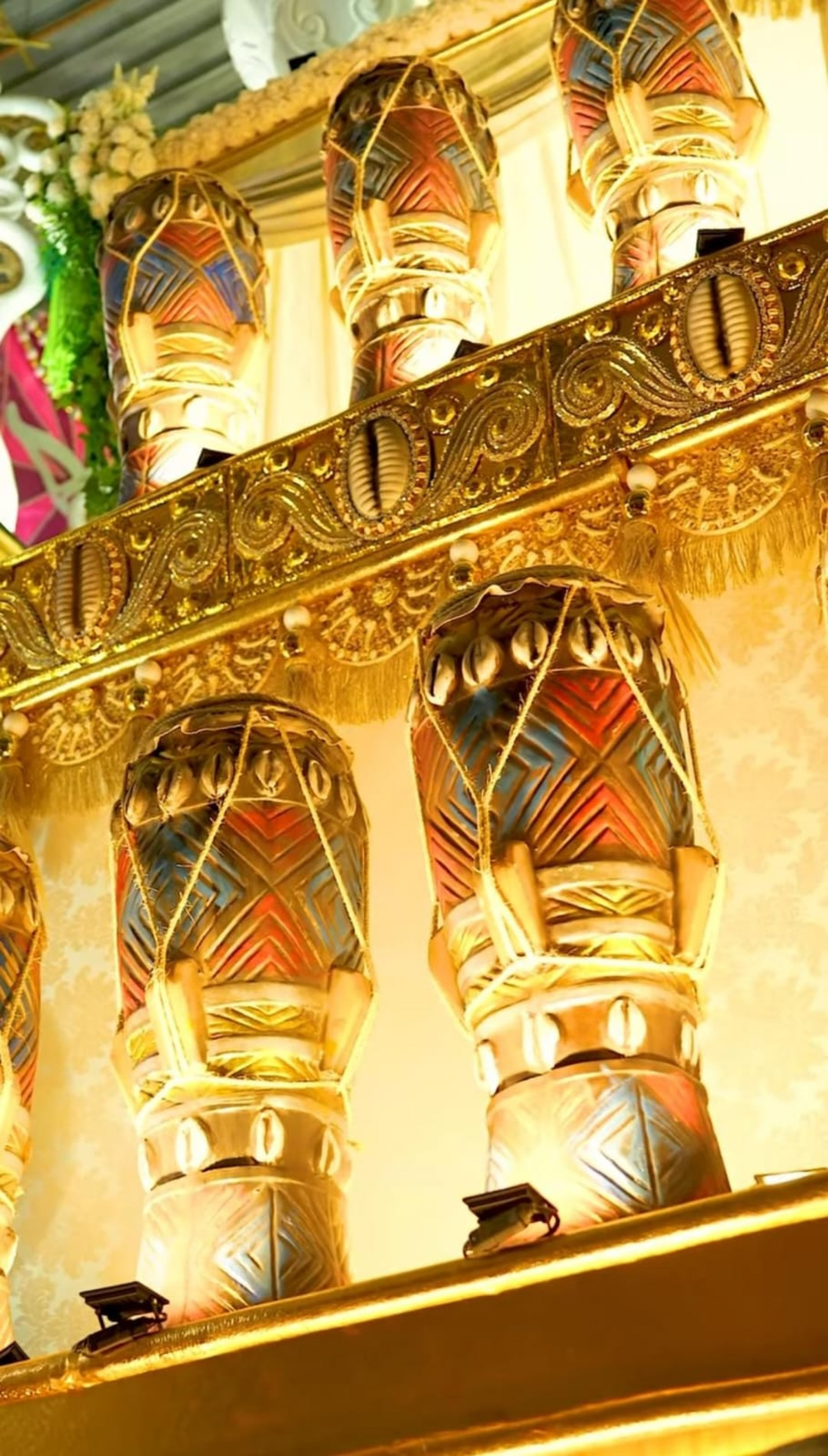 Detalhe de alegoria da Esta&ccedil;&atilde;o Primeira de Mangueira  - Divulga&ccedil;&atilde;o / Mangueira