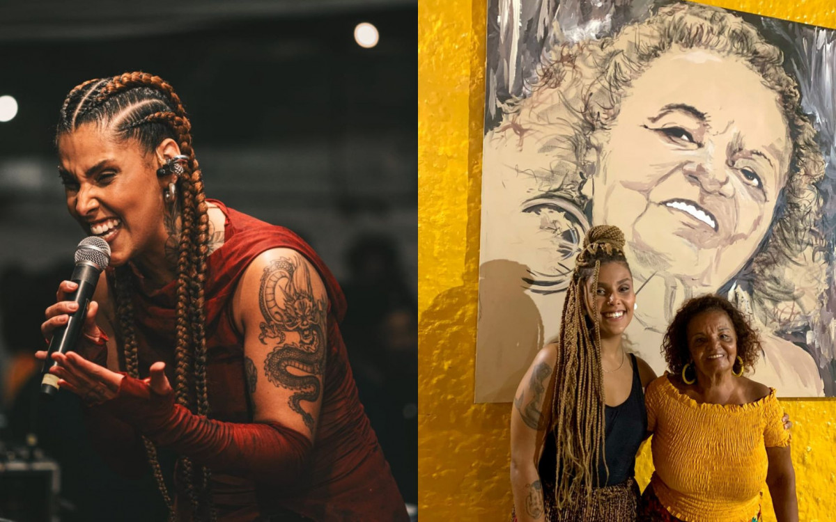 Avó de Amanda, Tia Gessy é uma das principais matriarcas do samba carioca