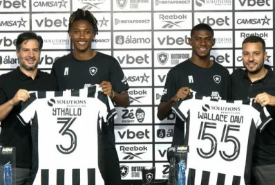 Apresentados pelo Botafogo, jovens reforços mostram ansiedade por estreia