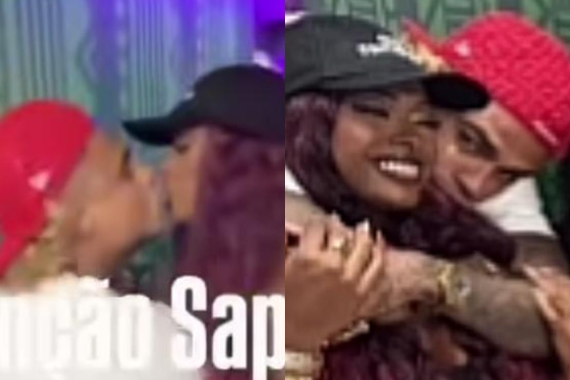 MC Cabelinho e Carol Macharethe, musa de Viradouro - Reprodução / Instagaram