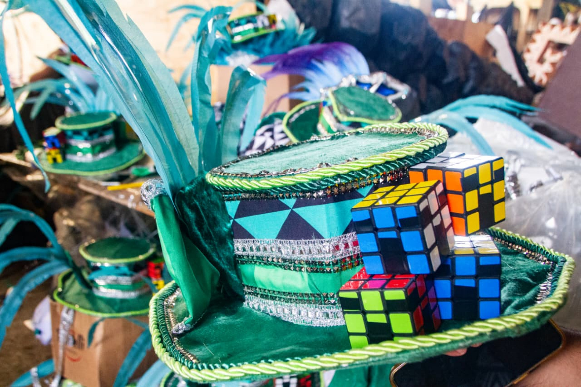 Detalhe no barrac&atilde;o do Imp&eacute;rio Serrano  - &Eacute;rica Martin / Ag&ecirc;ncia O Dia