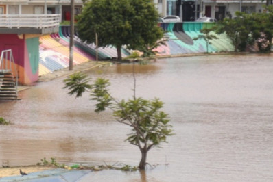 Nível do Paraíba em Campos diminui 30 centímetros e chuva dá trégua
