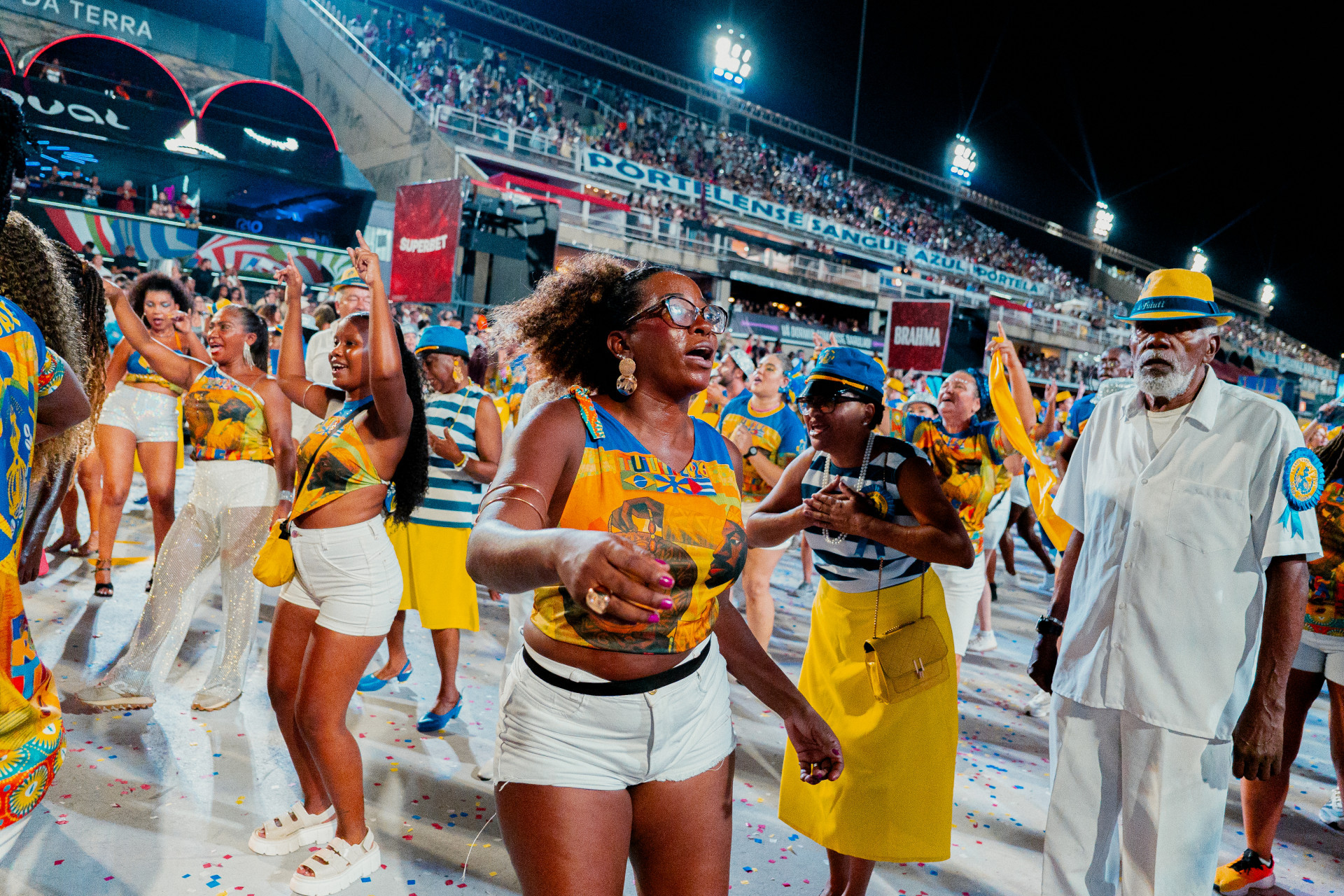 Escolas ensaiaram na Sapucaí contando com novo sistema de som - Eduardo Hollanda / Rio Carnaval