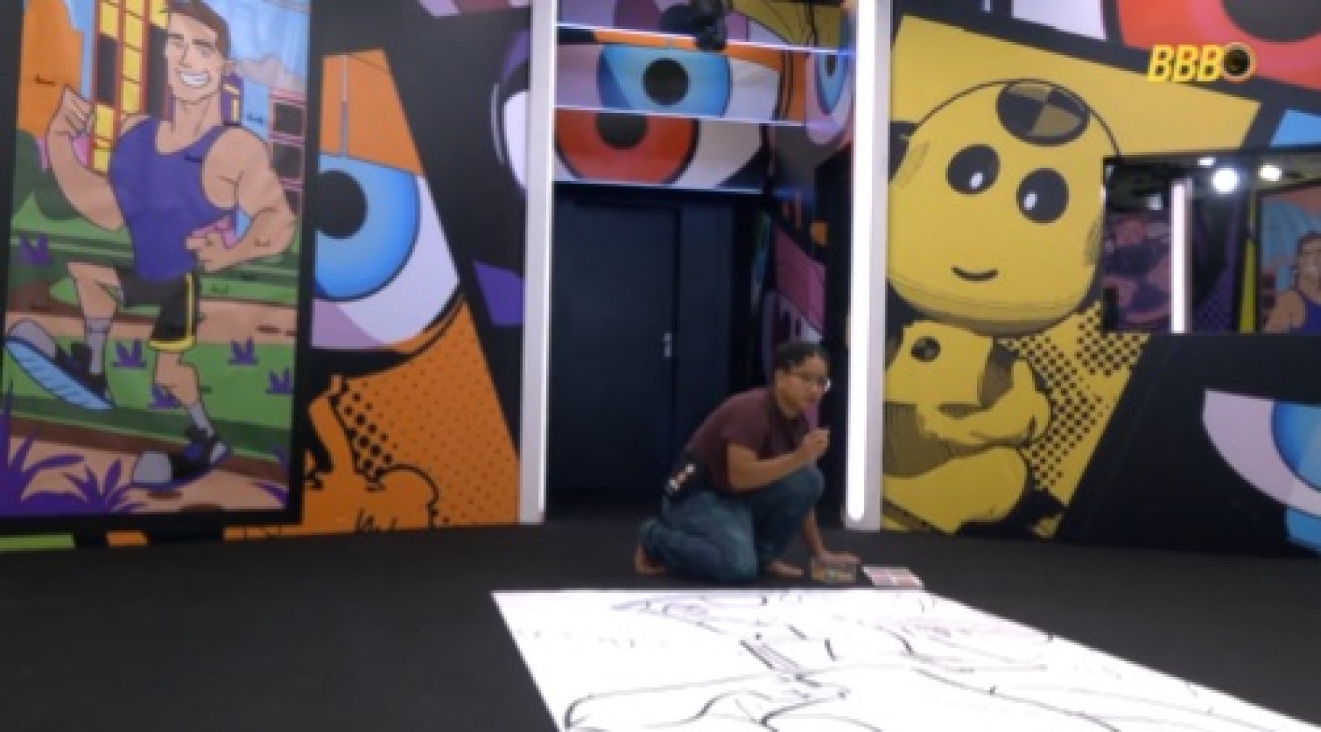 Milena precisa colorir desenho de Jonas para ir à festa  - Reprodução de Vídeo/ X