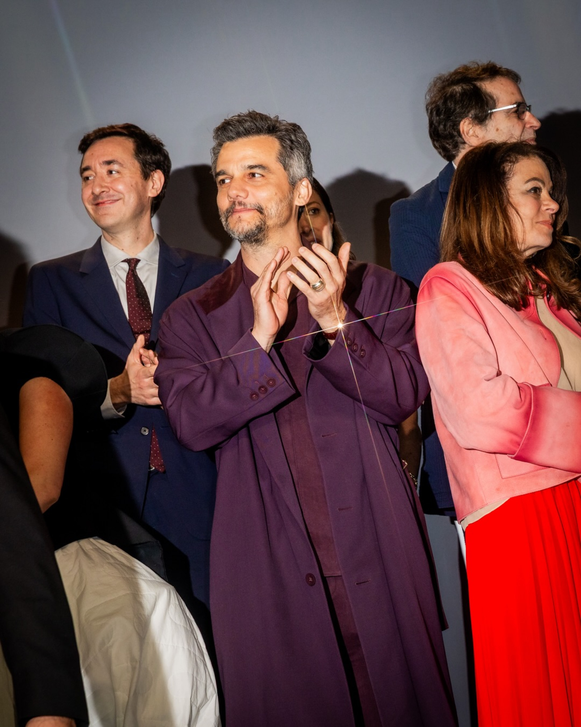 Wagner Moura no almoço promovido pela Academia de Artes e Ciências Cinematográficas de Hollywood - Reprodução/Instagram 