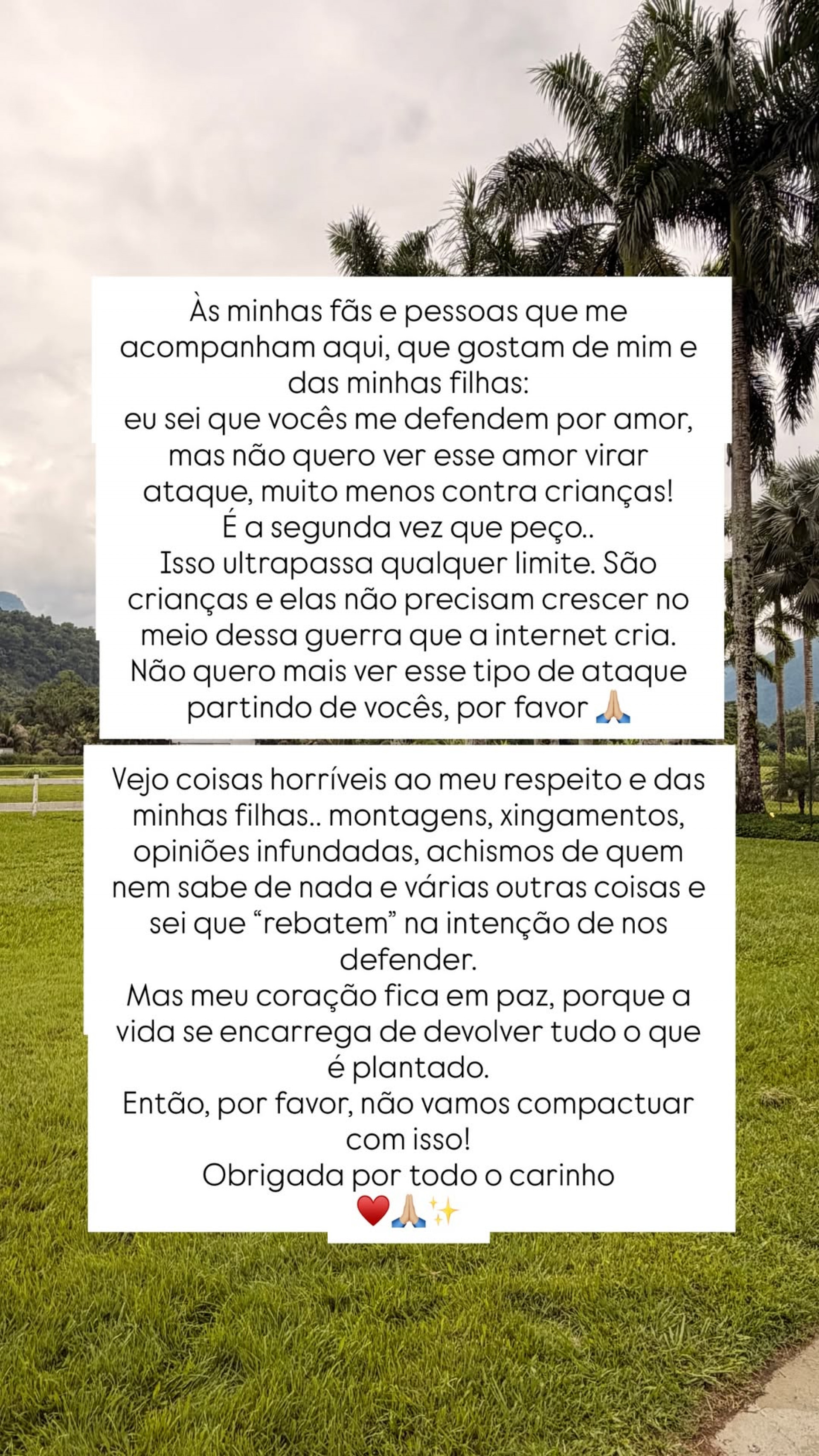Bruna Biancardi falou sobre ofensas direcionadas à Mavie e Mel  - Reprodução/Instagram 