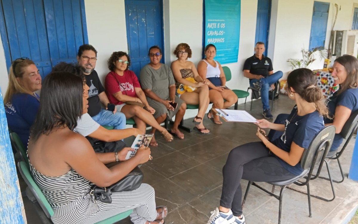 Pescadoras participam de oficina 