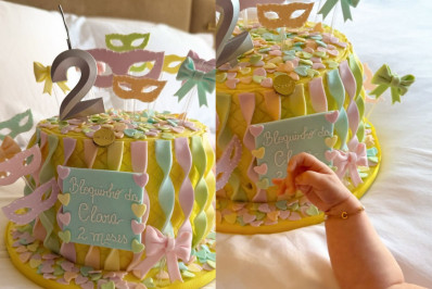 Camila Queiroz celebra 2 meses da filha em clima de Carnaval