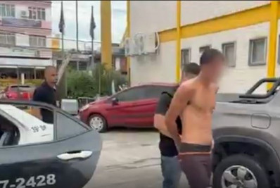 Homem com 25 anotações por assalto a passageiros de ônibus é preso na Pavuna