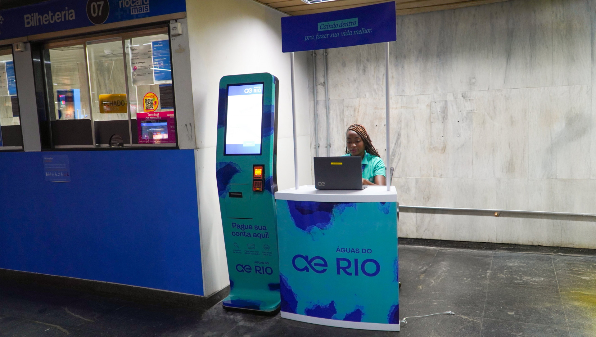 Pontos de atendimento no metrô funcionam de segunda a sexta-feira  - Divulgação