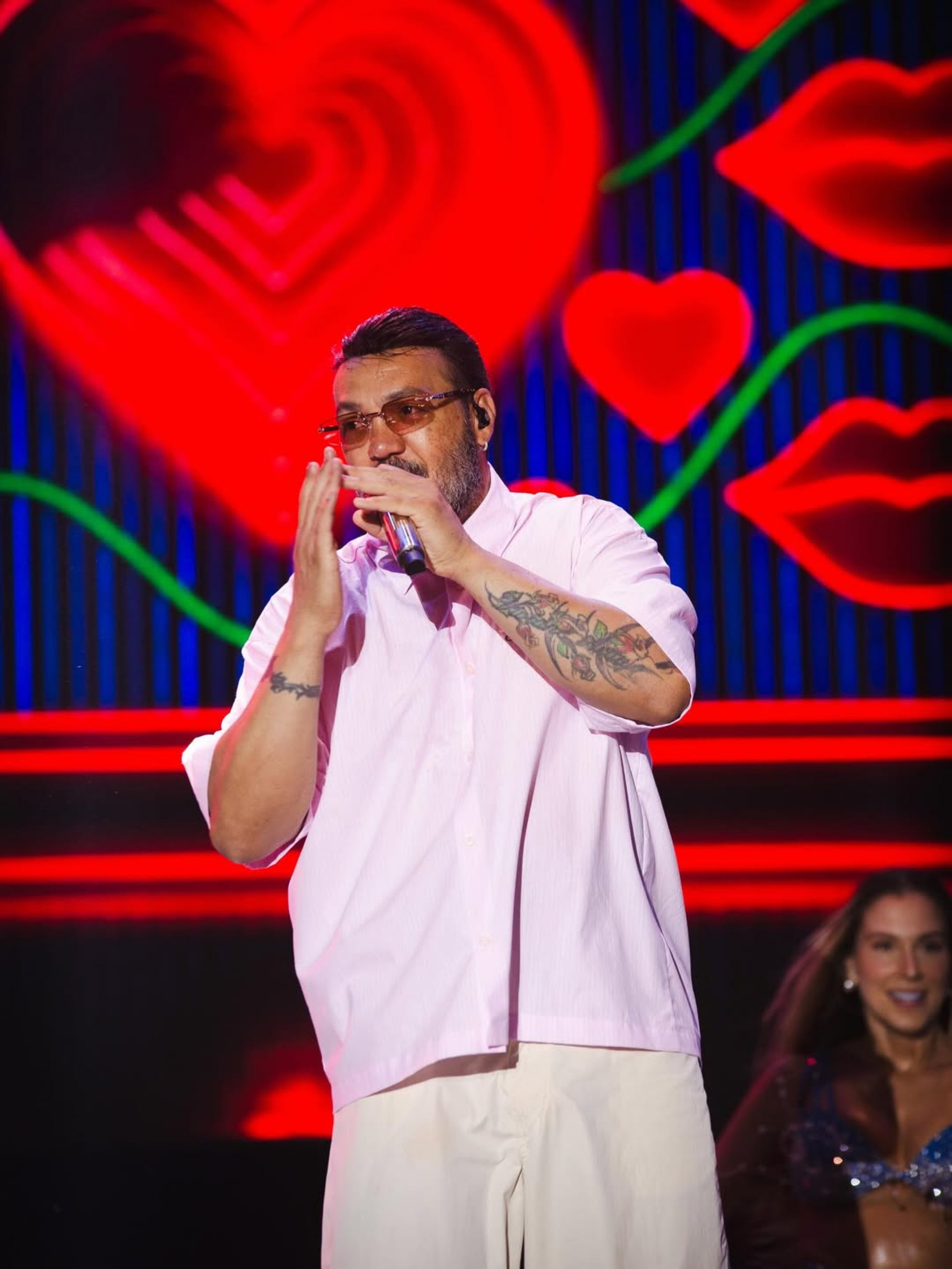 Belo canta sucessos em apresentação no Terreirão do Samba, Centro do Rio - Reprodução / Instagram