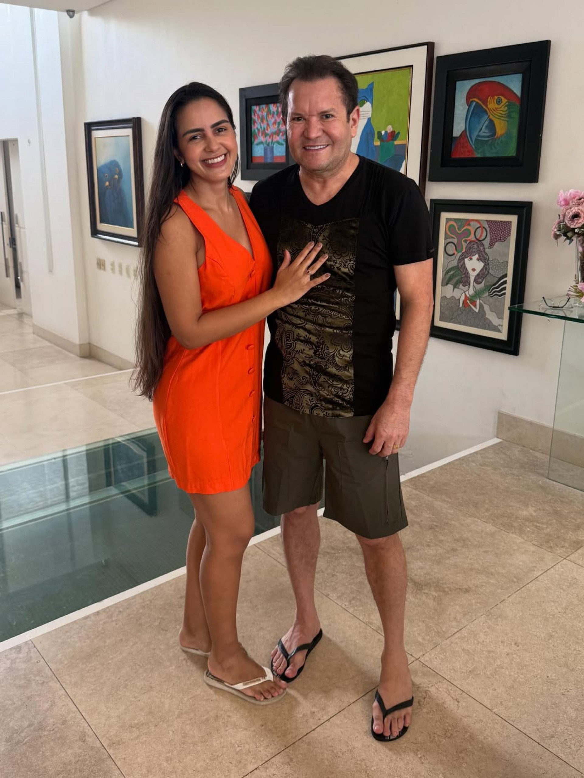 Ximbinha e a mulher - Reprodução / Instagram