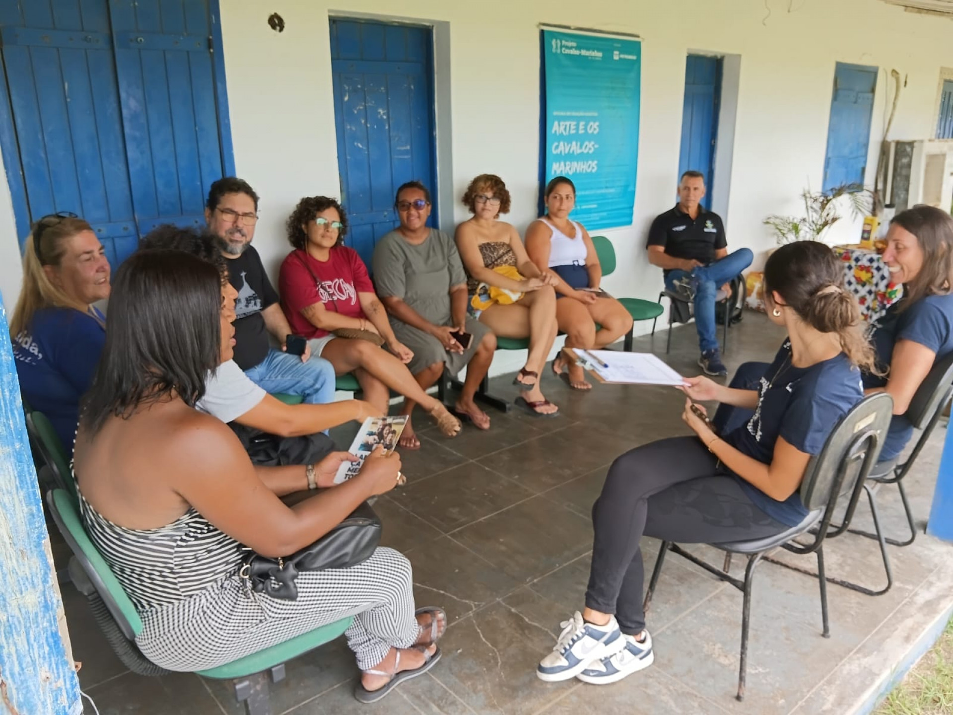 Pescadoras participam de oficina  - Ascom