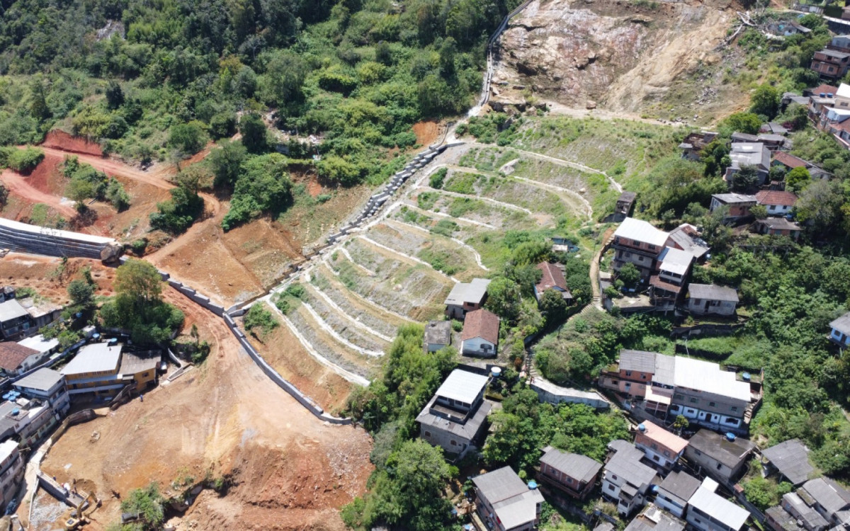 Obras concluídas no Morro da Oficina
