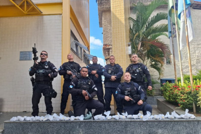 PM apreende drogas que abasteceriam o tráfico durante o Carnaval em Três Rios