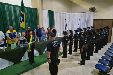 Noite de honra marca formatura da Guarda Mirim de Macuco