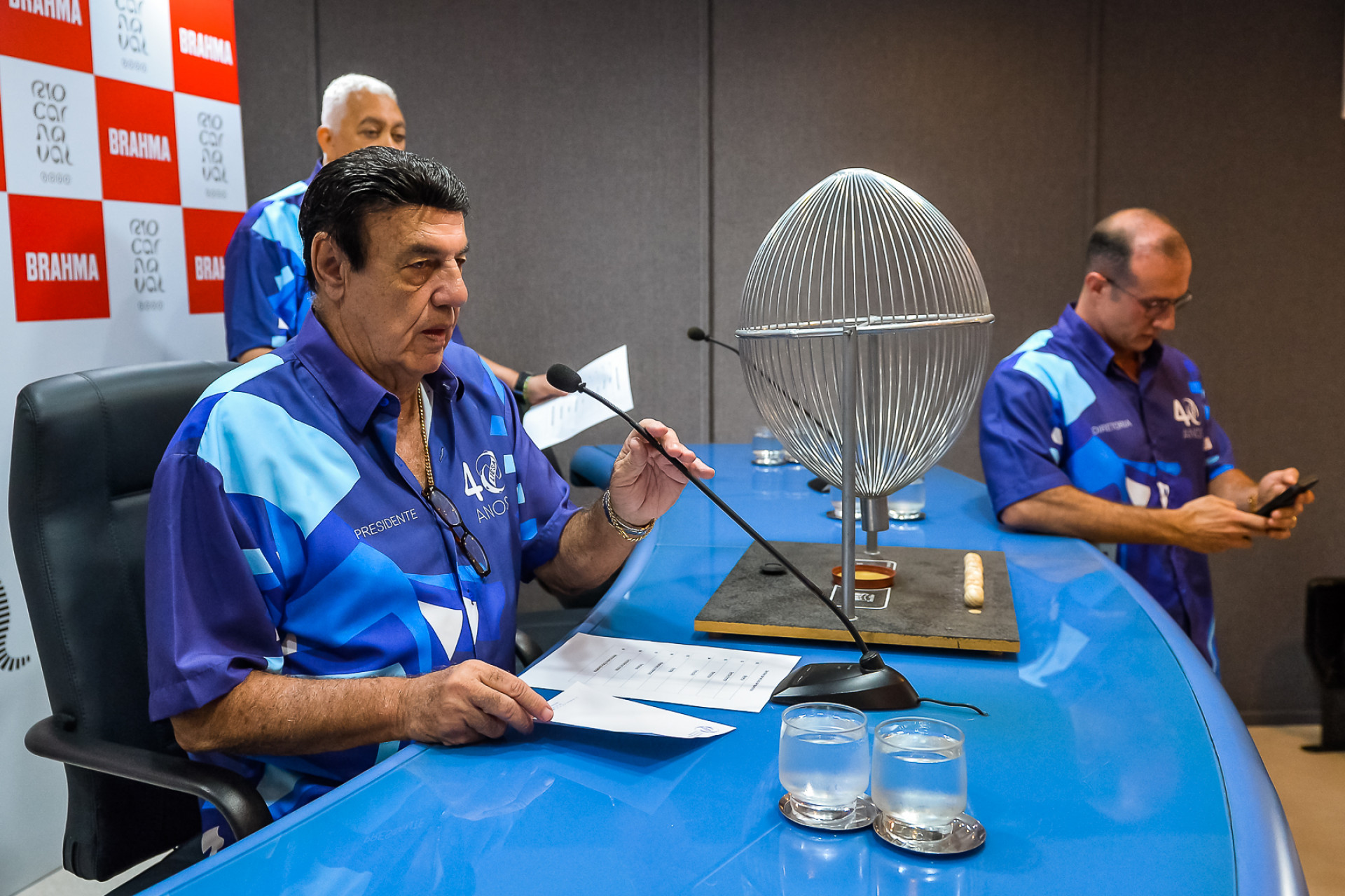 Jorge Perlingeiro é a voz oficial do Carnaval do Rio - Eduardo Hollanda / Rio Carnaval