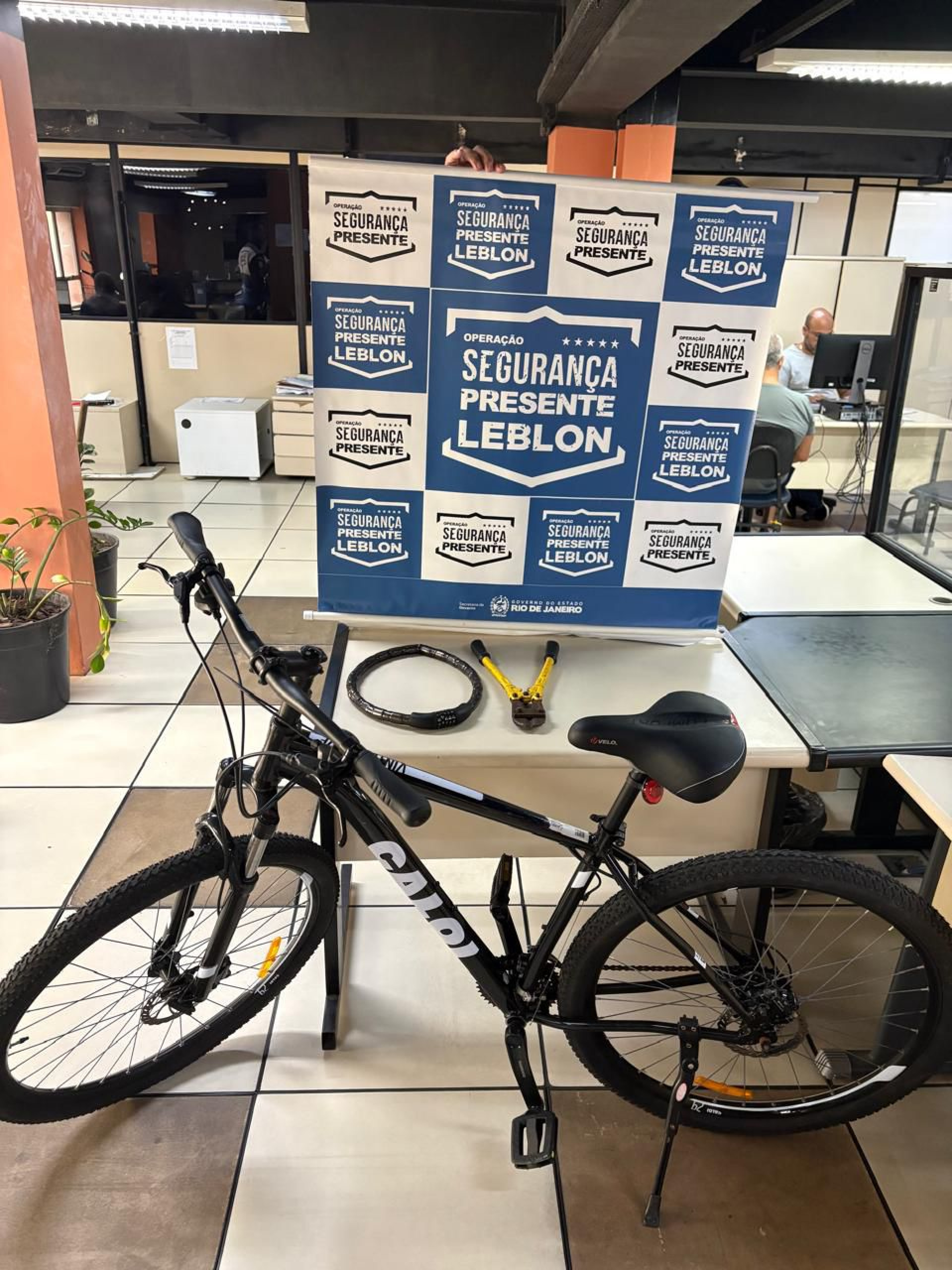 Bicicleta foi devolvida ao dono - Divulgação / Segurança Presente