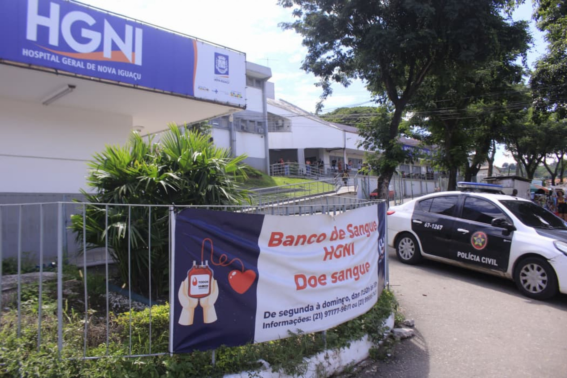 Menina está internada no Hospital Geral de Nova Iguaçu (HGNI) - Carlos Elias / Agência O Dia