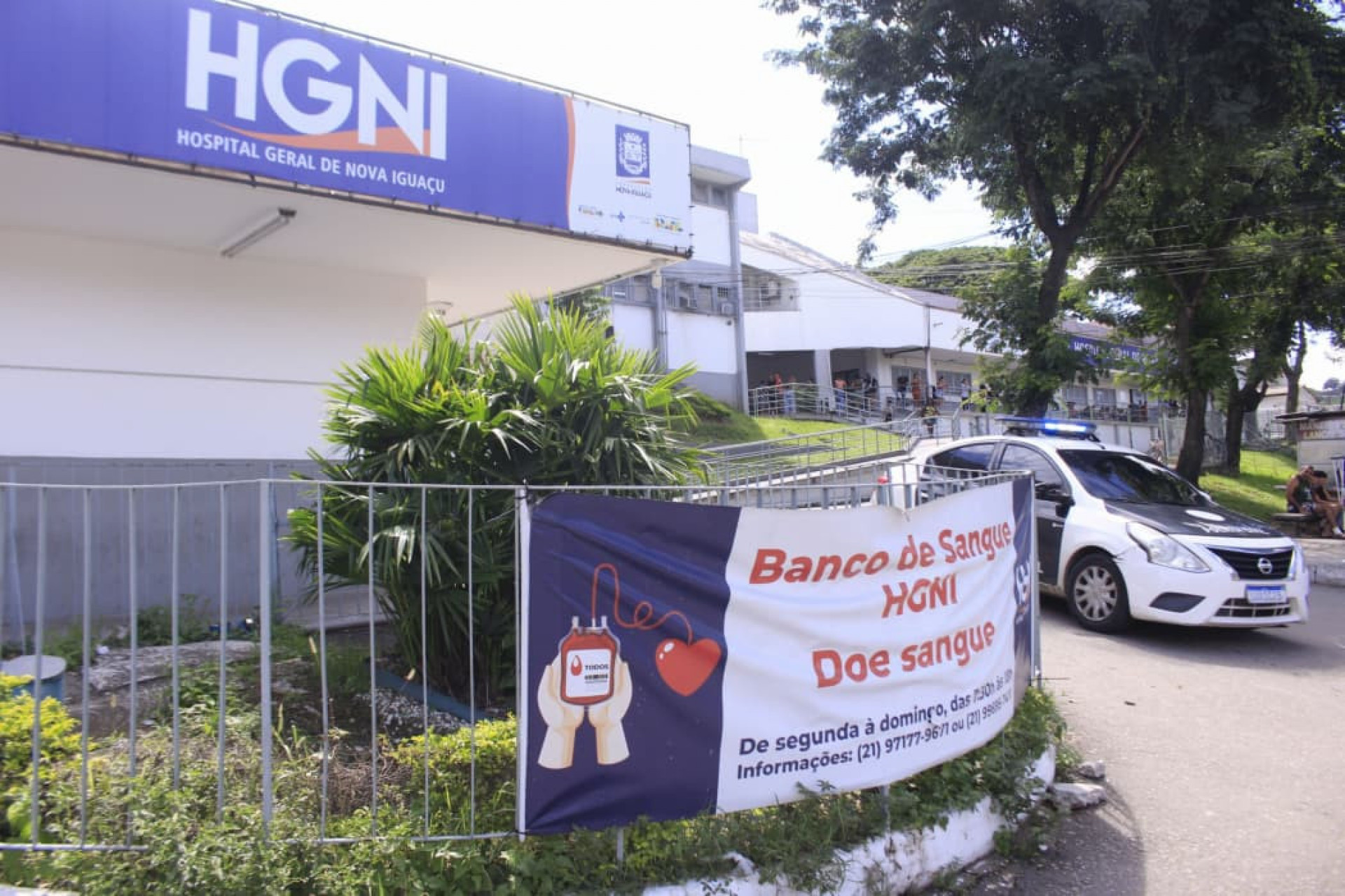 Menina está internada no Hospital Geral de Nova Iguaçu (HGNI) - Carlos Elias / Agência O Dia