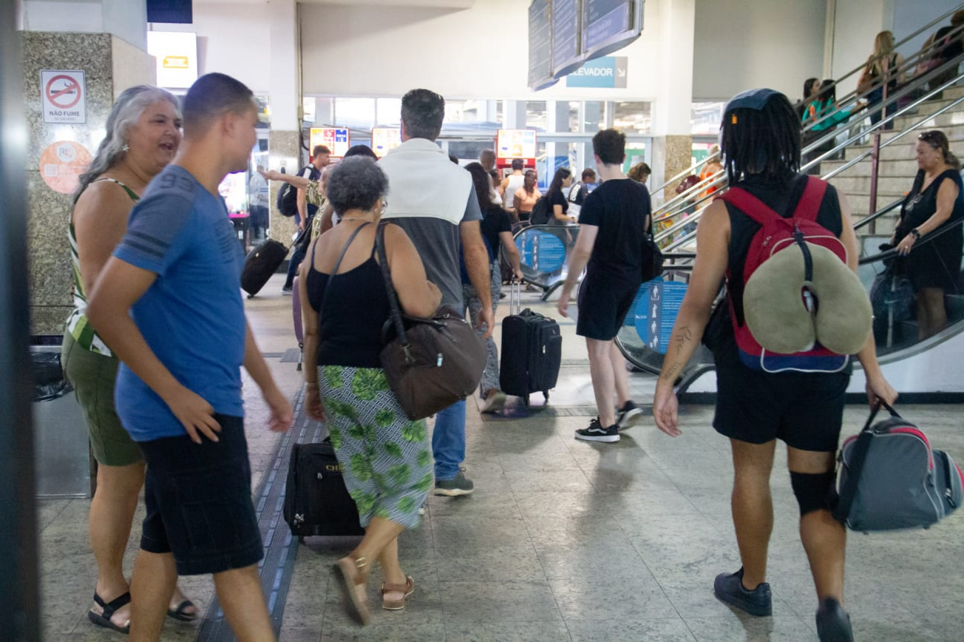 Meio milhão de pessoas devem passar pela Rodoviária do Rio durante o Carnaval - Érica Martin / Agência O Dia