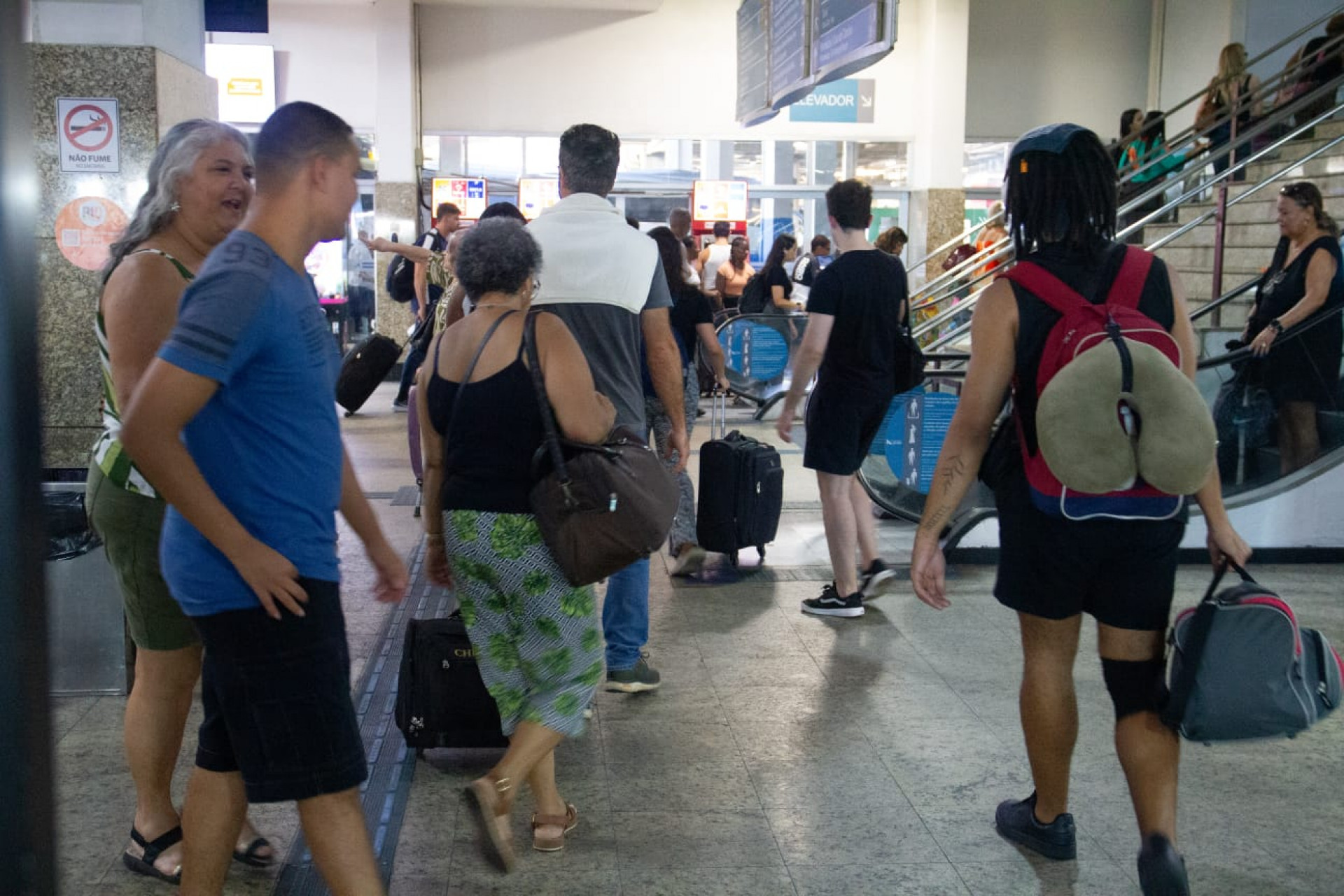 Meio milhão de pessoas devem passar pela Rodoviária do Rio durante o Carnaval - Érica Martin / Agência O Dia