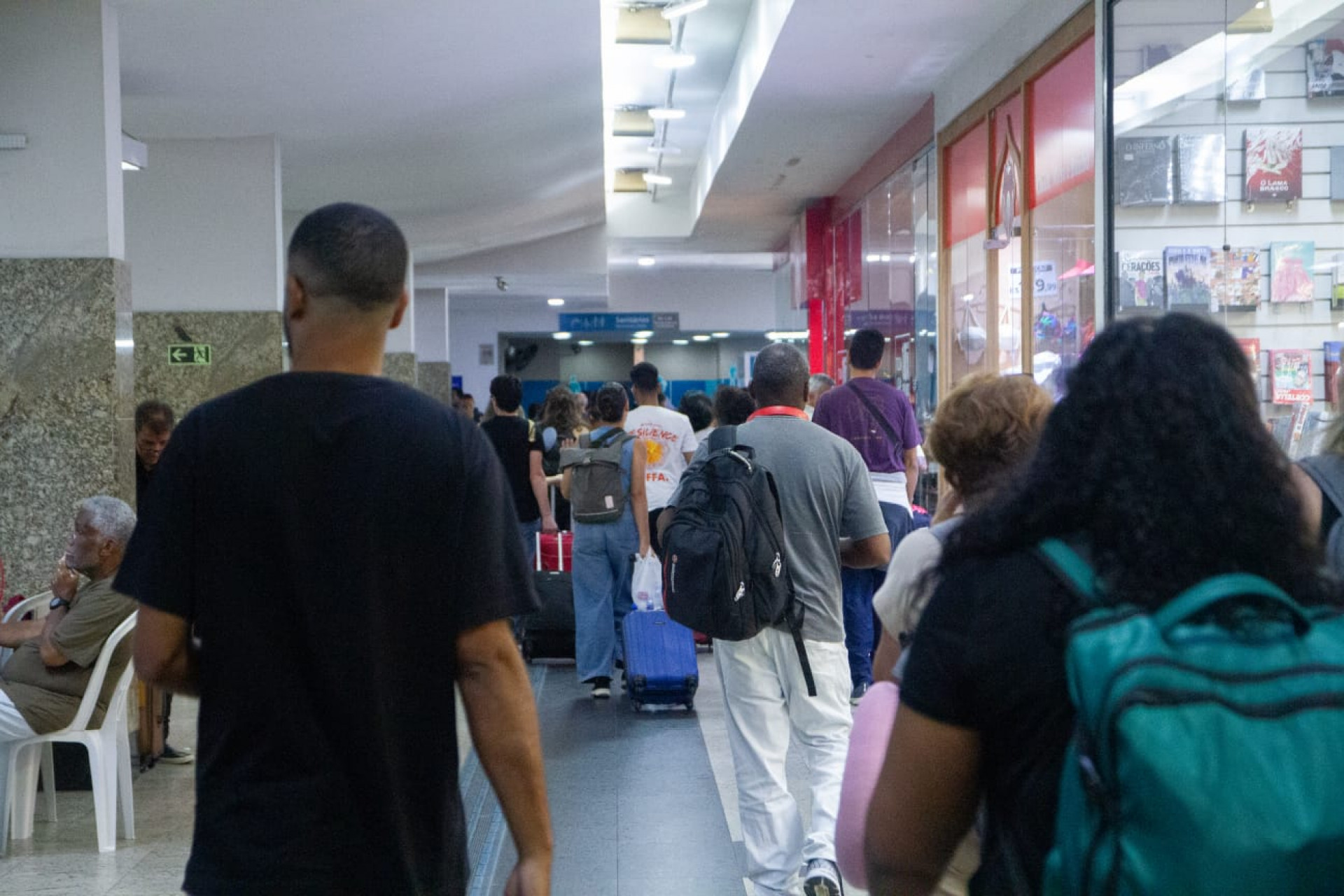 Meio milhão de pessoas devem passar pela Rodoviária do Rio durante o Carnaval - Érica Martin / Agência O Dia